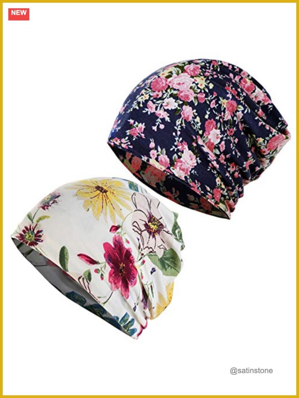 Slouchy Beanie Soft Chemo Headwear Breathable Cancer Cap Open Top